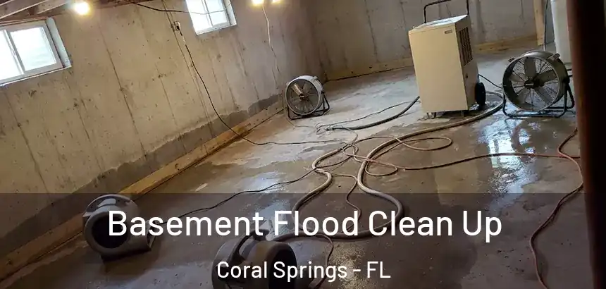  Basement Flood Clean Up Coral Springs - FL